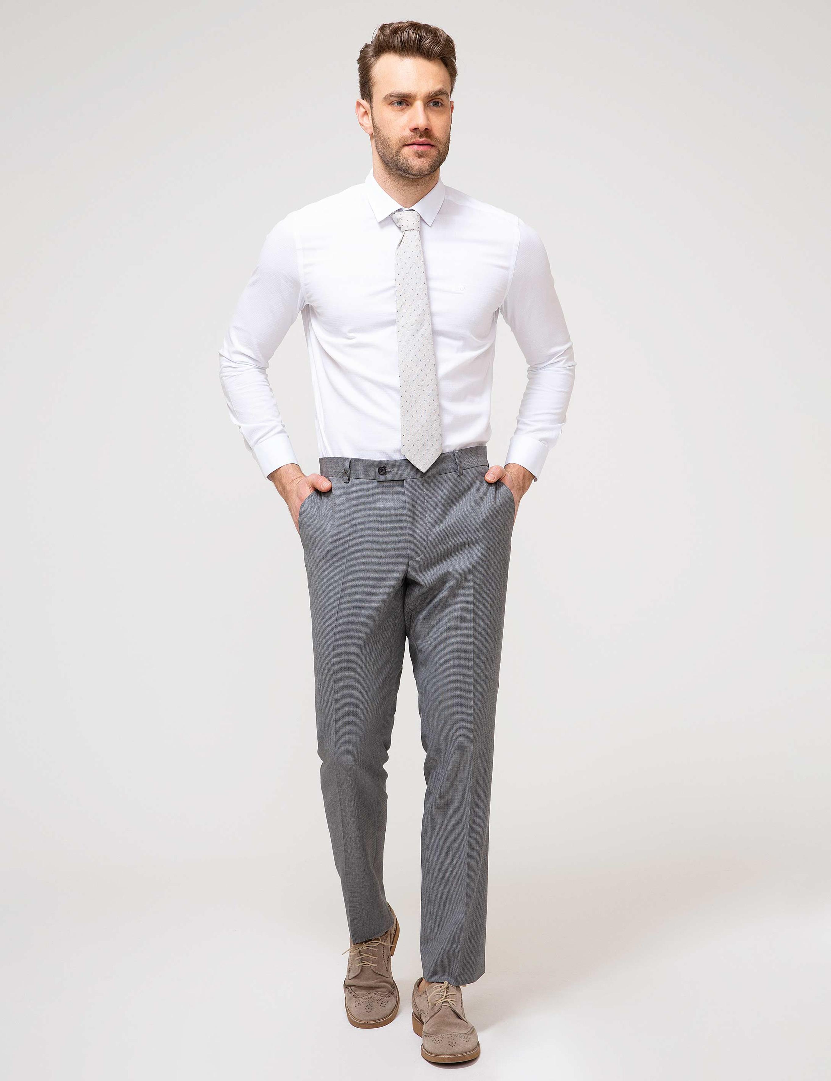 Beyaz Slim Fit Gömlek