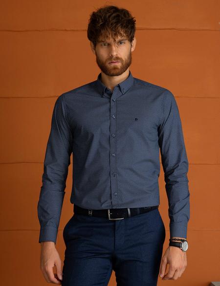 Lacivert Slim Fit Gömlek - 50205312001