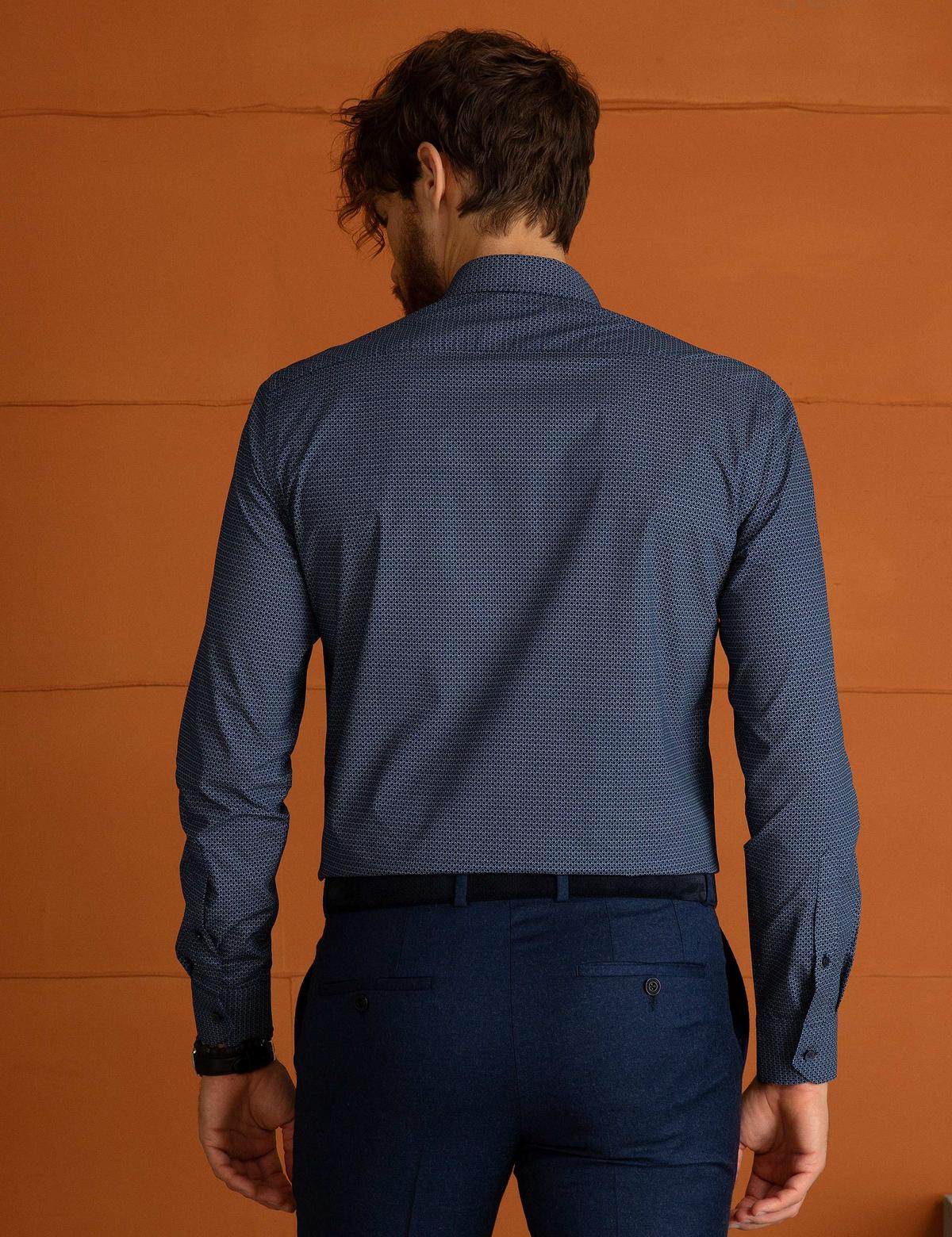 Lacivert Slim Fit Gömlek - 50205312001