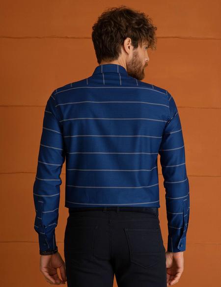 Lacivert Slim Fit Gömlek - 50205321007