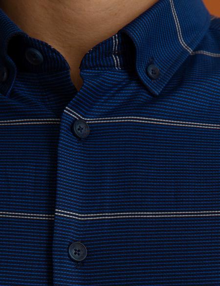 Lacivert Slim Fit Gömlek - 50205321007