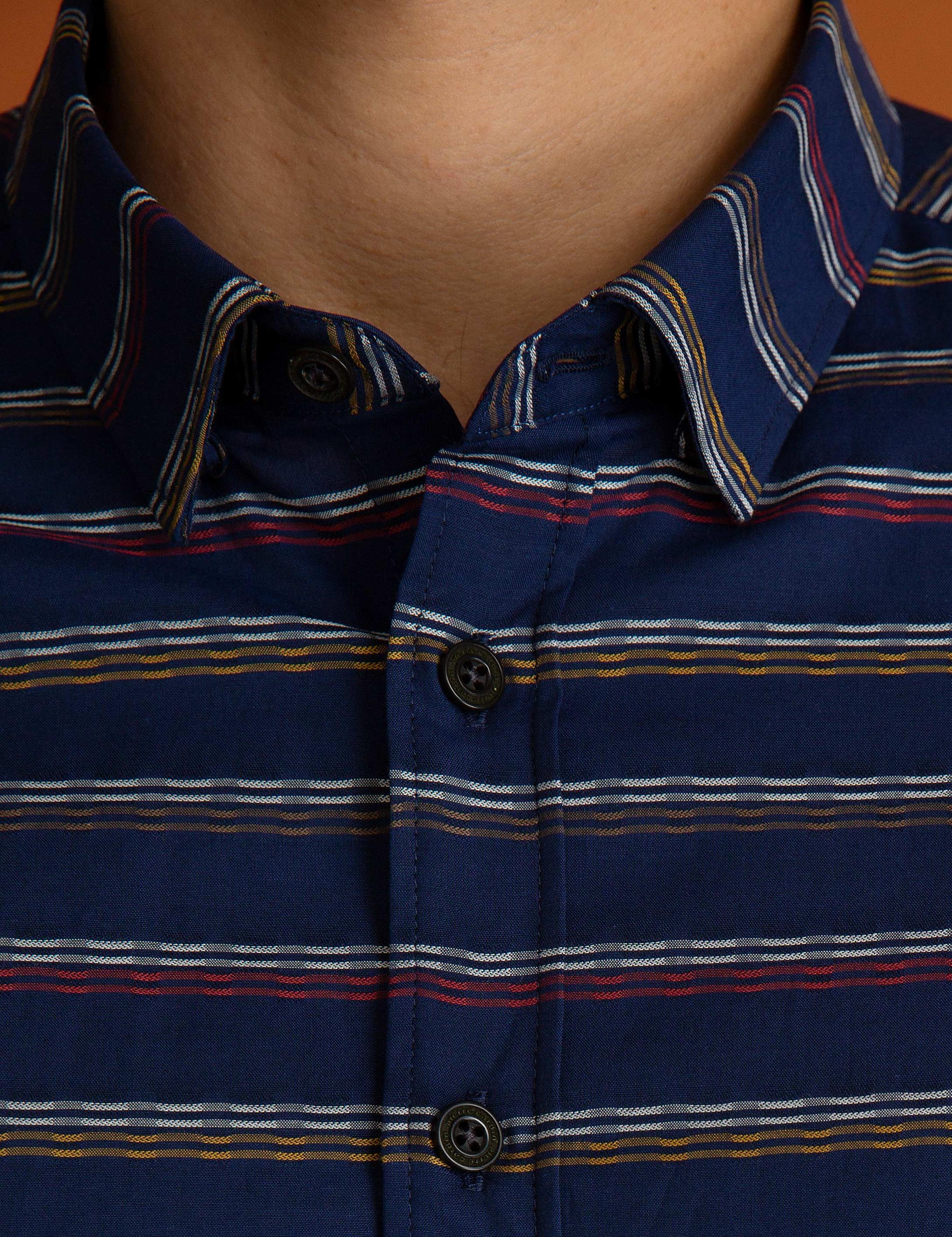 Lacivert Slim Fit Gömlek