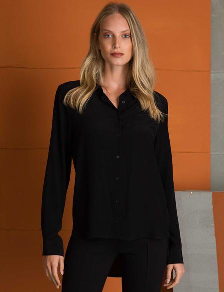 Siyah Dokuma Gömlek - 50197226043