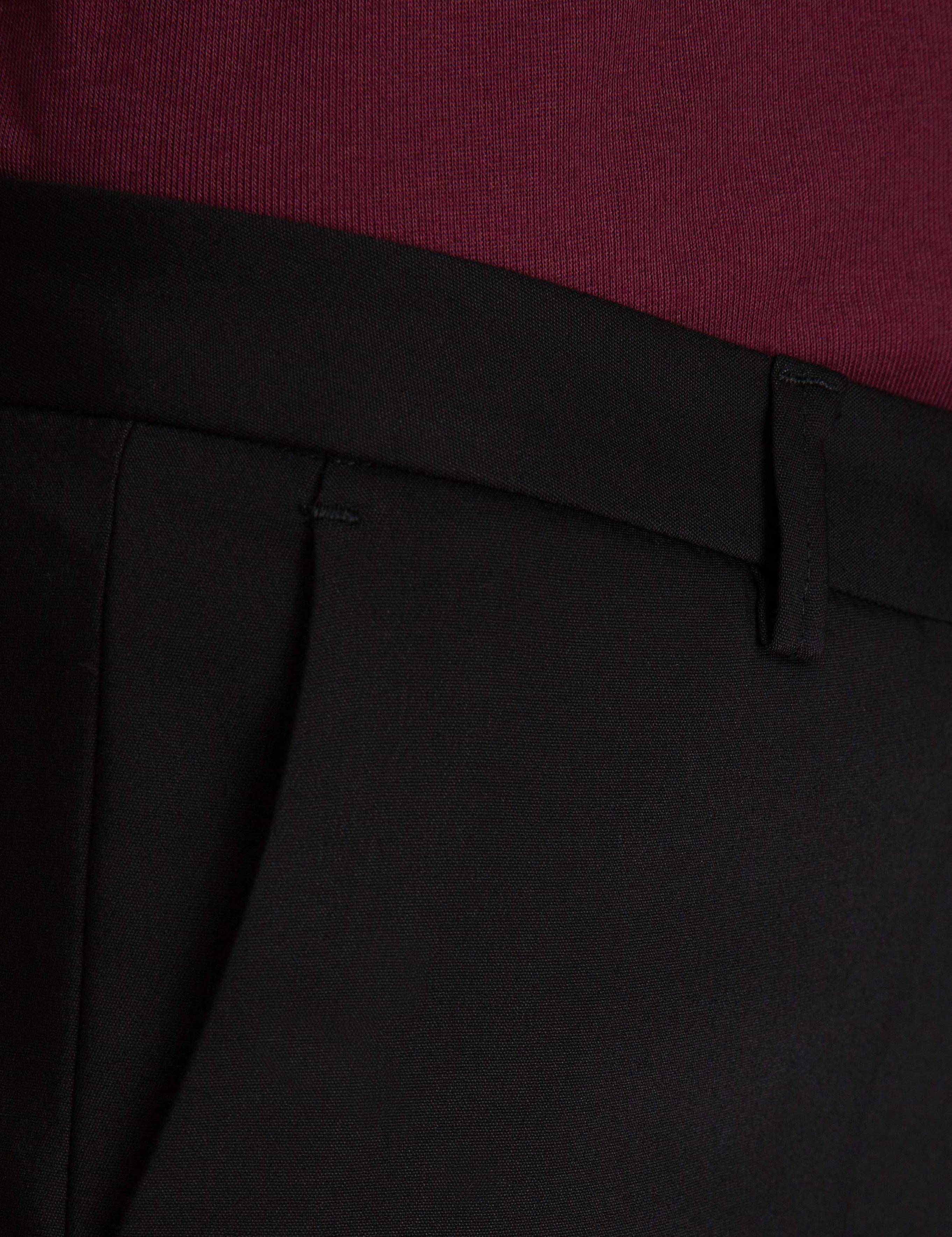 Siyah Slim Fit Kumaş Pantolon