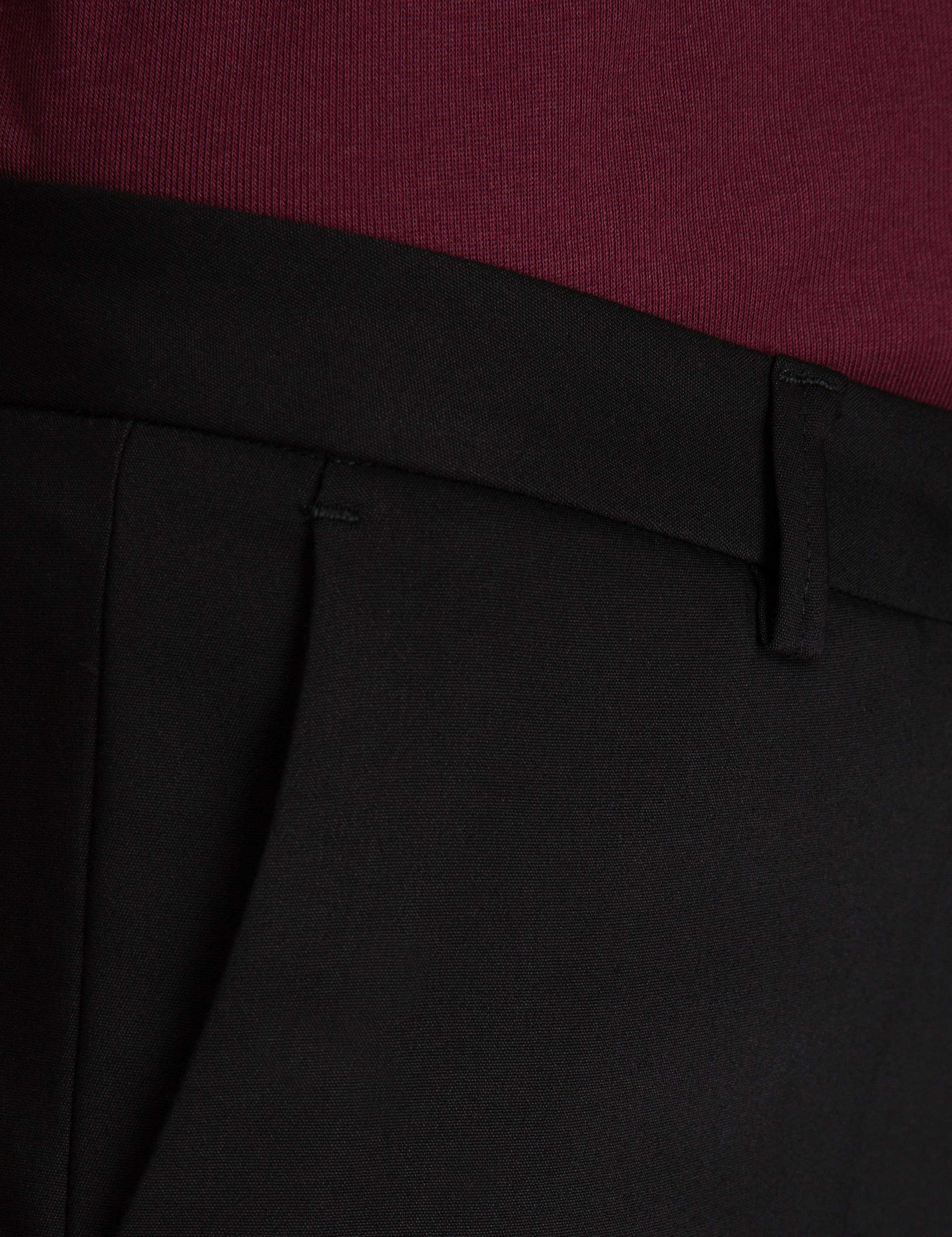 Siyah Slim Fit Kumaş Pantolon