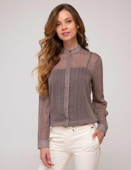 Kahverengi Regular Fit Uzun Kollu Gömlek - 50197191033