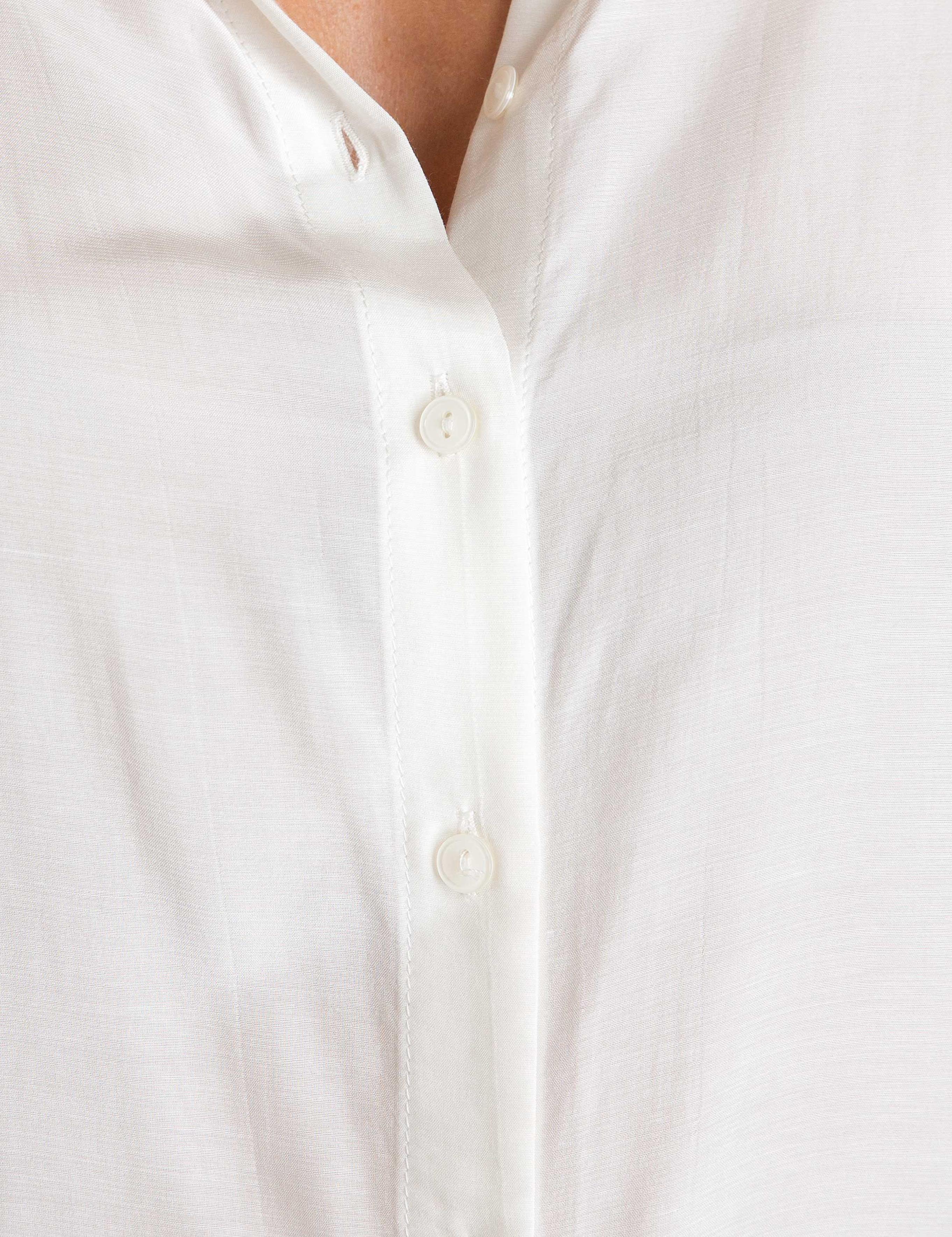 Ekru Regular Fit Uzun Kollu Gömlek