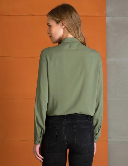 Haki Comfort Dokuma Gömlek - 50197267070