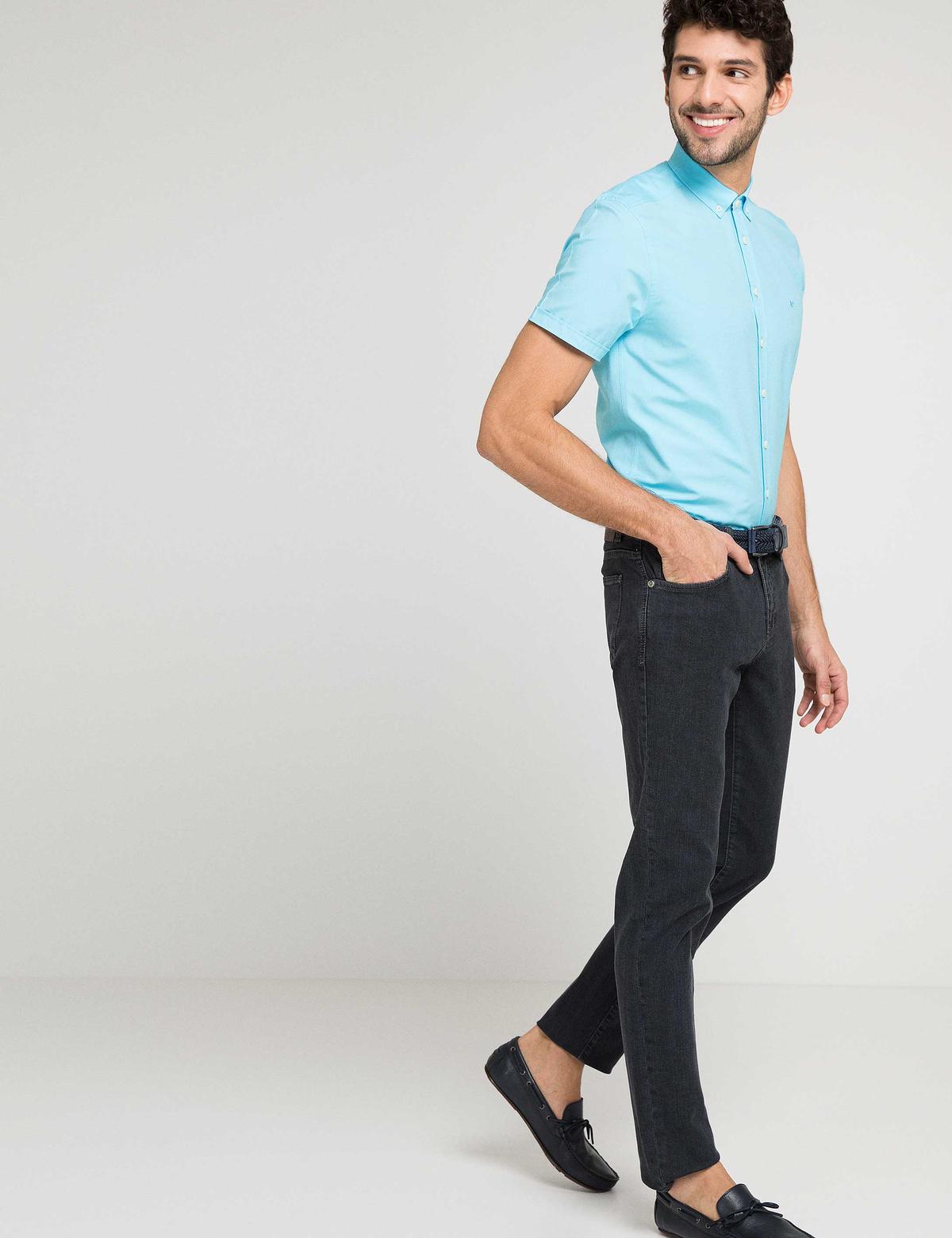 Slim Mavi Gömlek - 50171502073