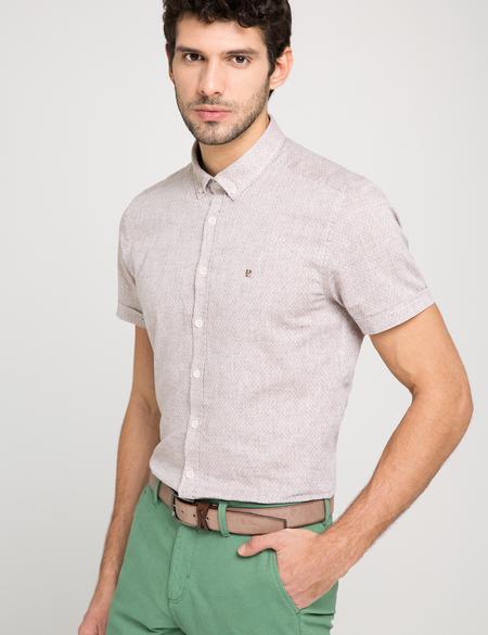 Slim Bej Gömlek - 50171875001