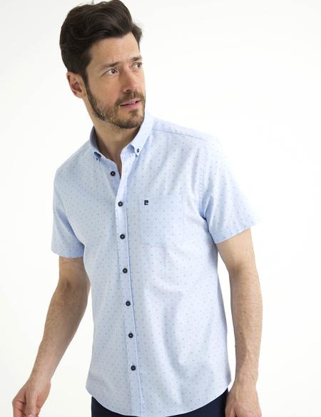 Mavi Regular Fit Kısa Kollu Gömlek - 50187495016