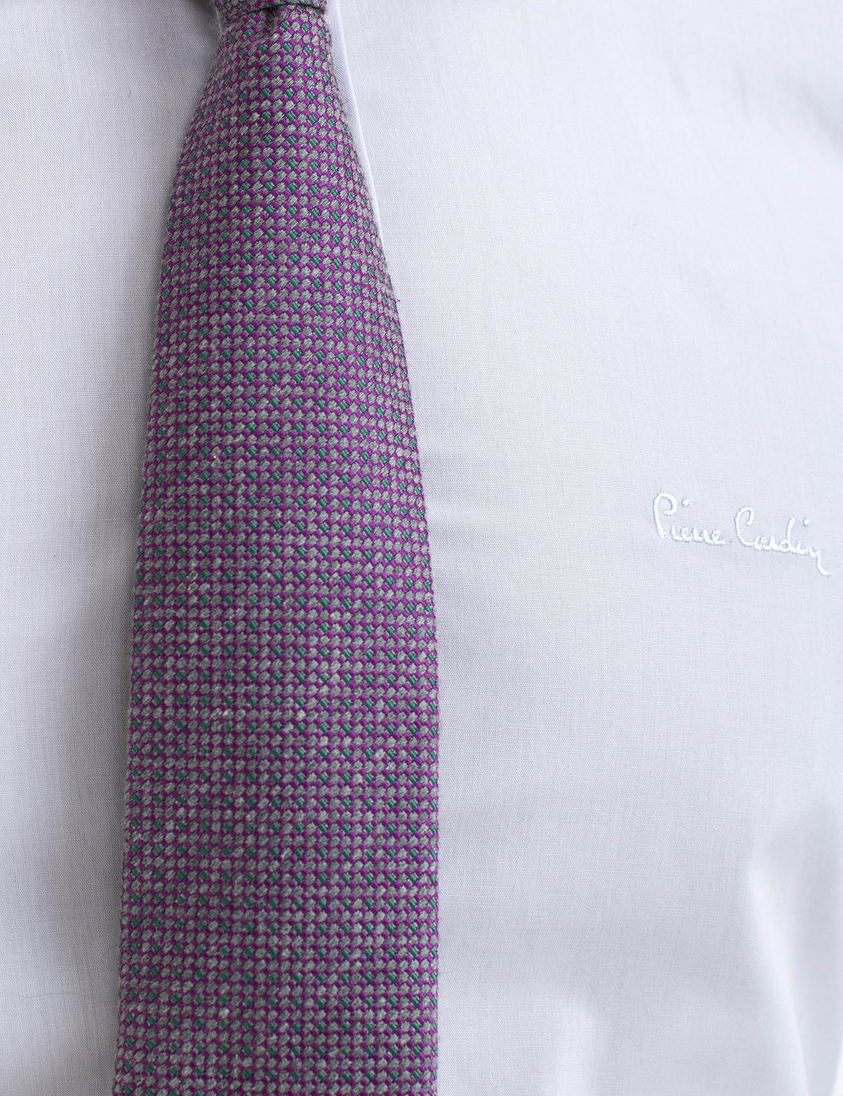 Gri Slim Fit Basic Gömlek - 50189517037