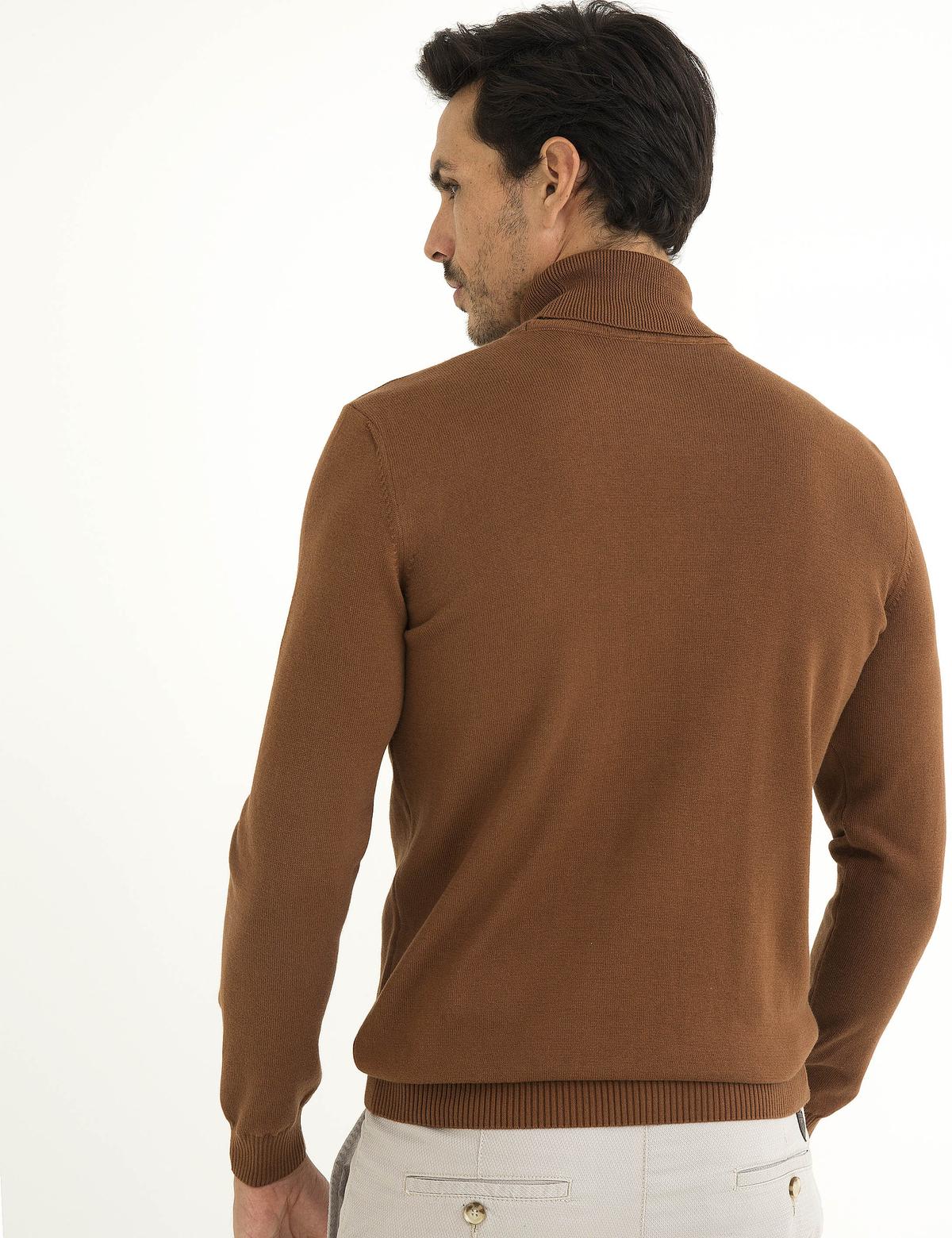 Turuncu Triko Kazak - 50194204103