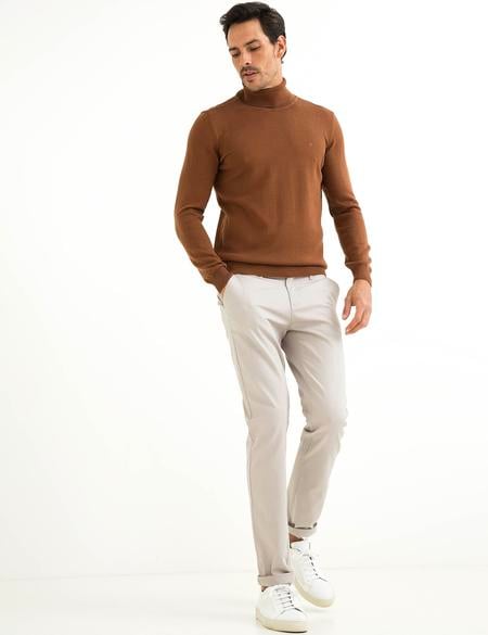 Turuncu Triko Kazak - 50194204103