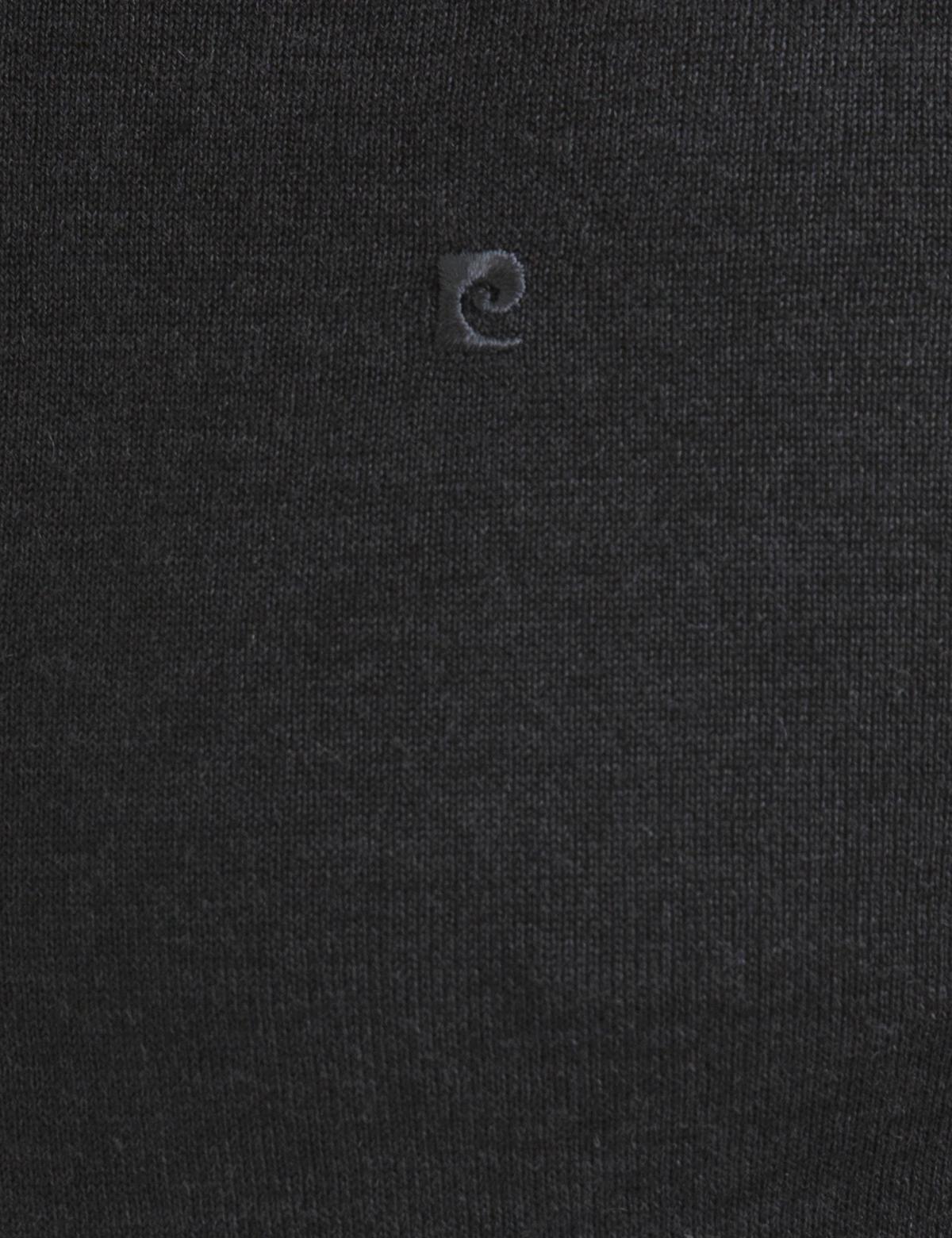 Gri Melanj Slim Fit V Yaka Basic Triko Kazak - 50194205103