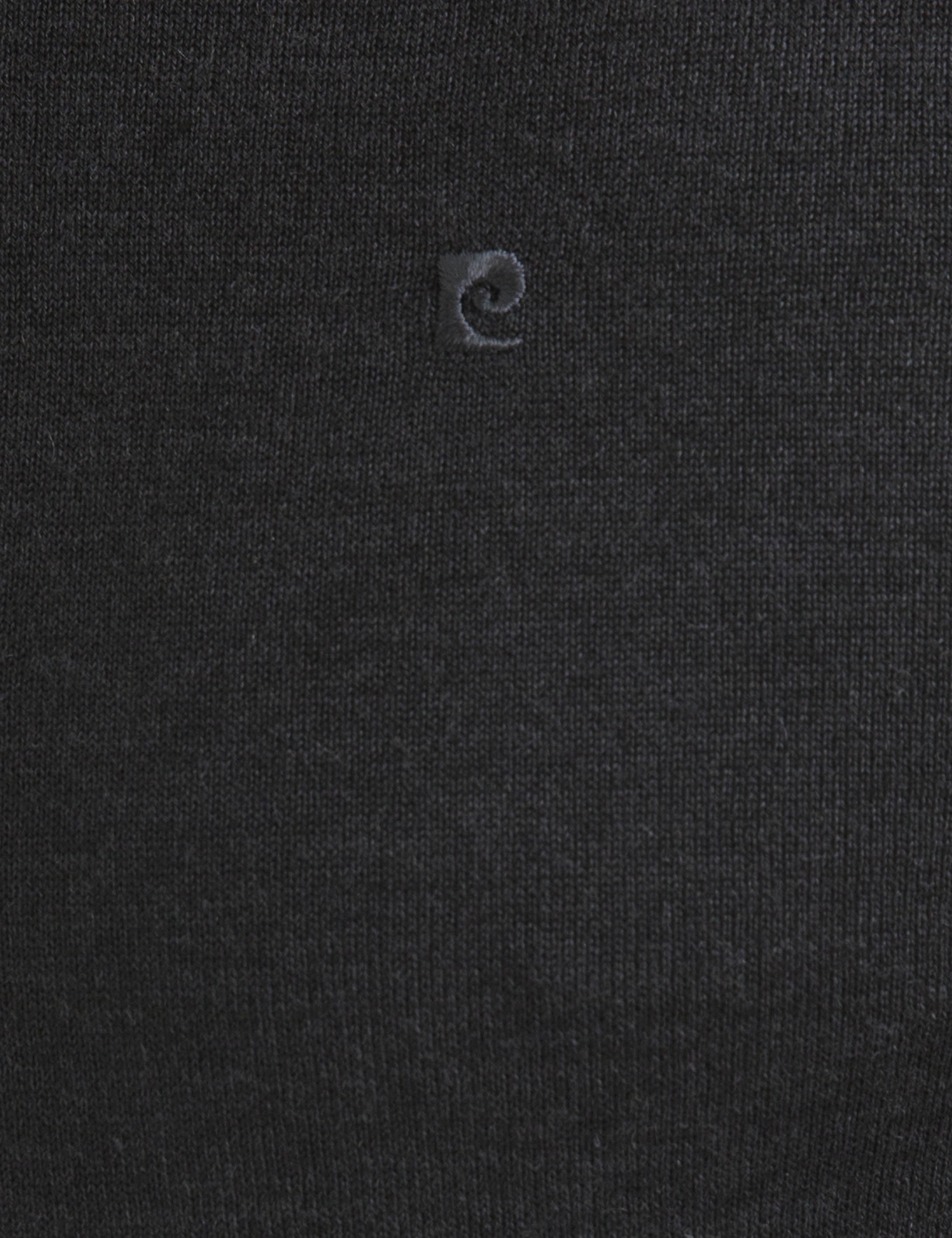 Gri Melanj Slim Fit V Yaka Basic Triko Kazak