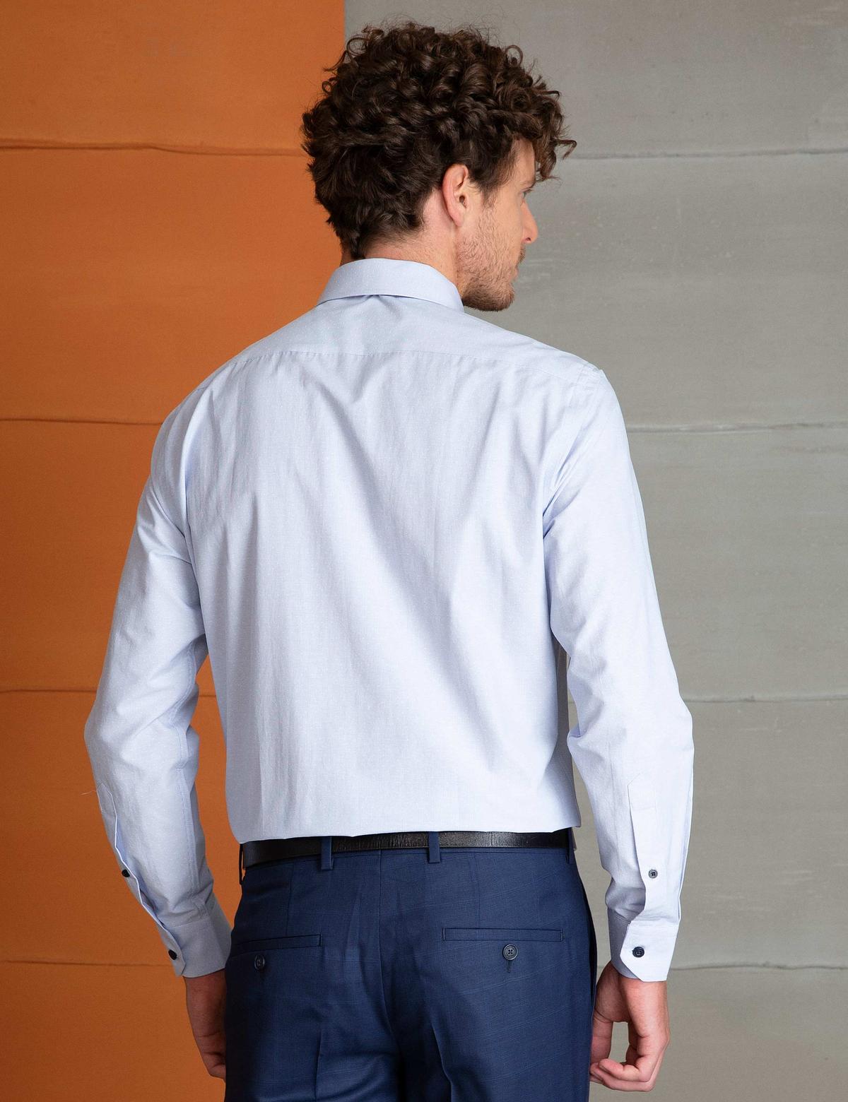 Açık Mavi Regular Fit Gömlek - 50194488028