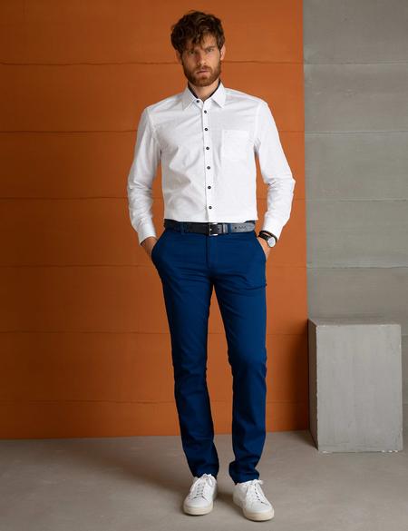 Beyaz Regular Fit Gömlek - 50194624008