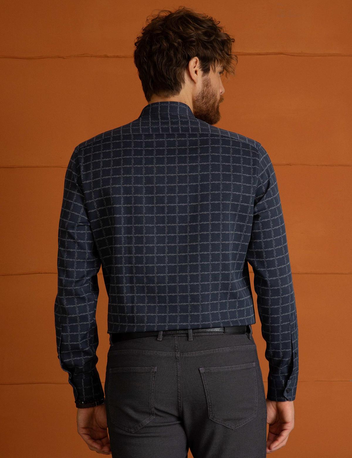 Antrasit Gri Regular Fit Gömlek - 50194899005