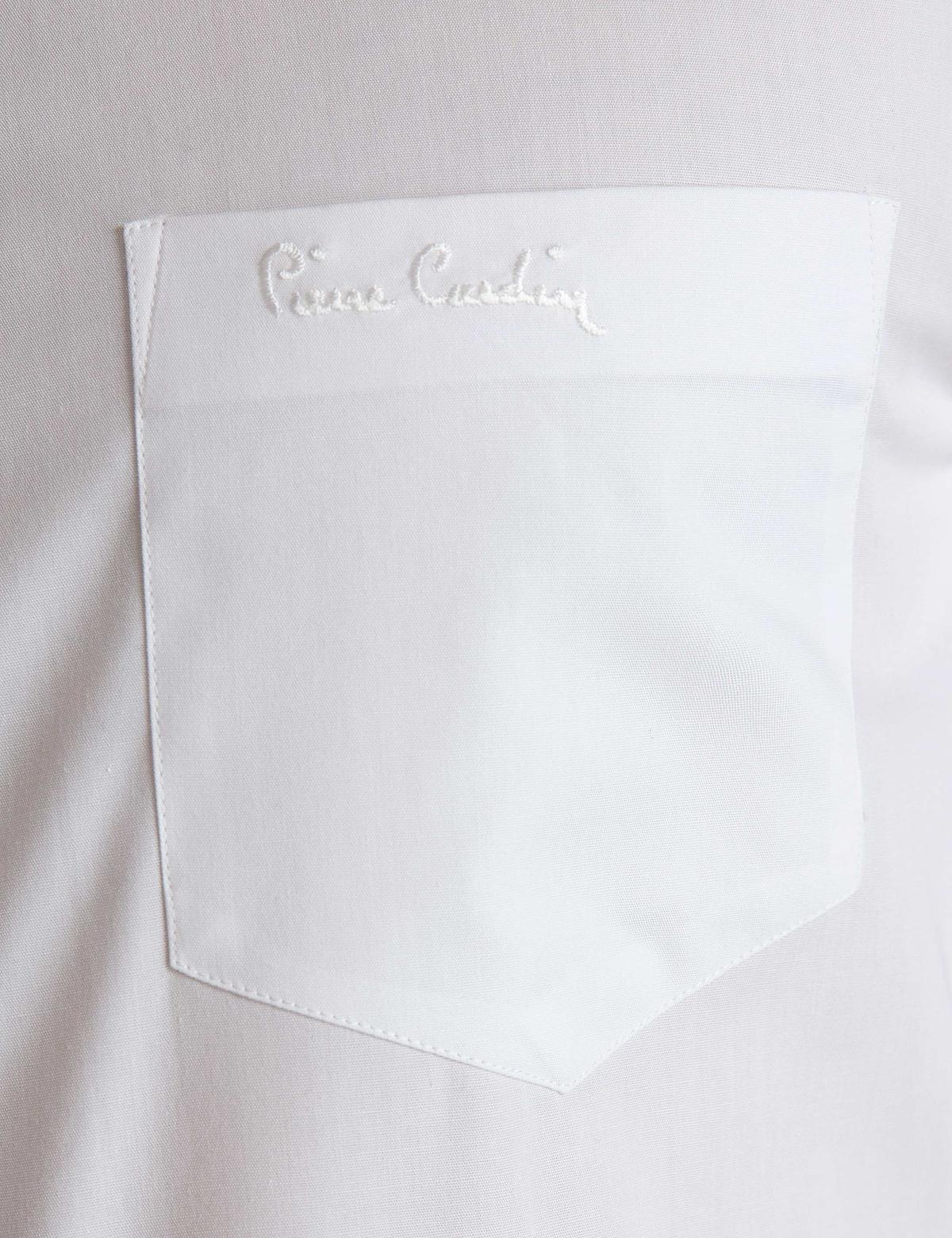 Beyaz Regular Fit Basic Gömlek - 50197102019