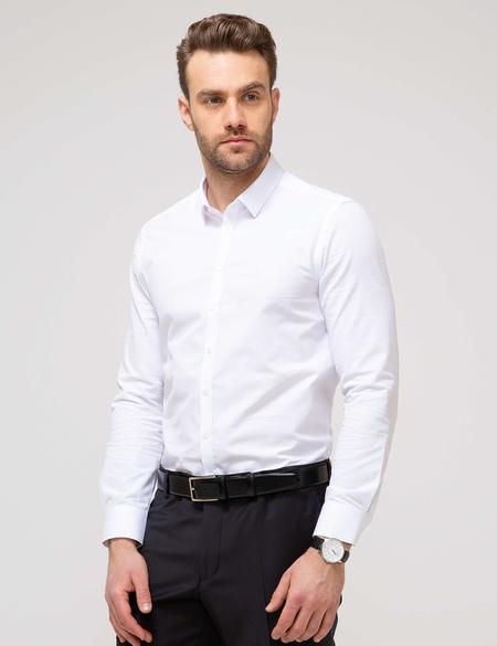 Beyaz Slim Fit Gömlek - 50201476008