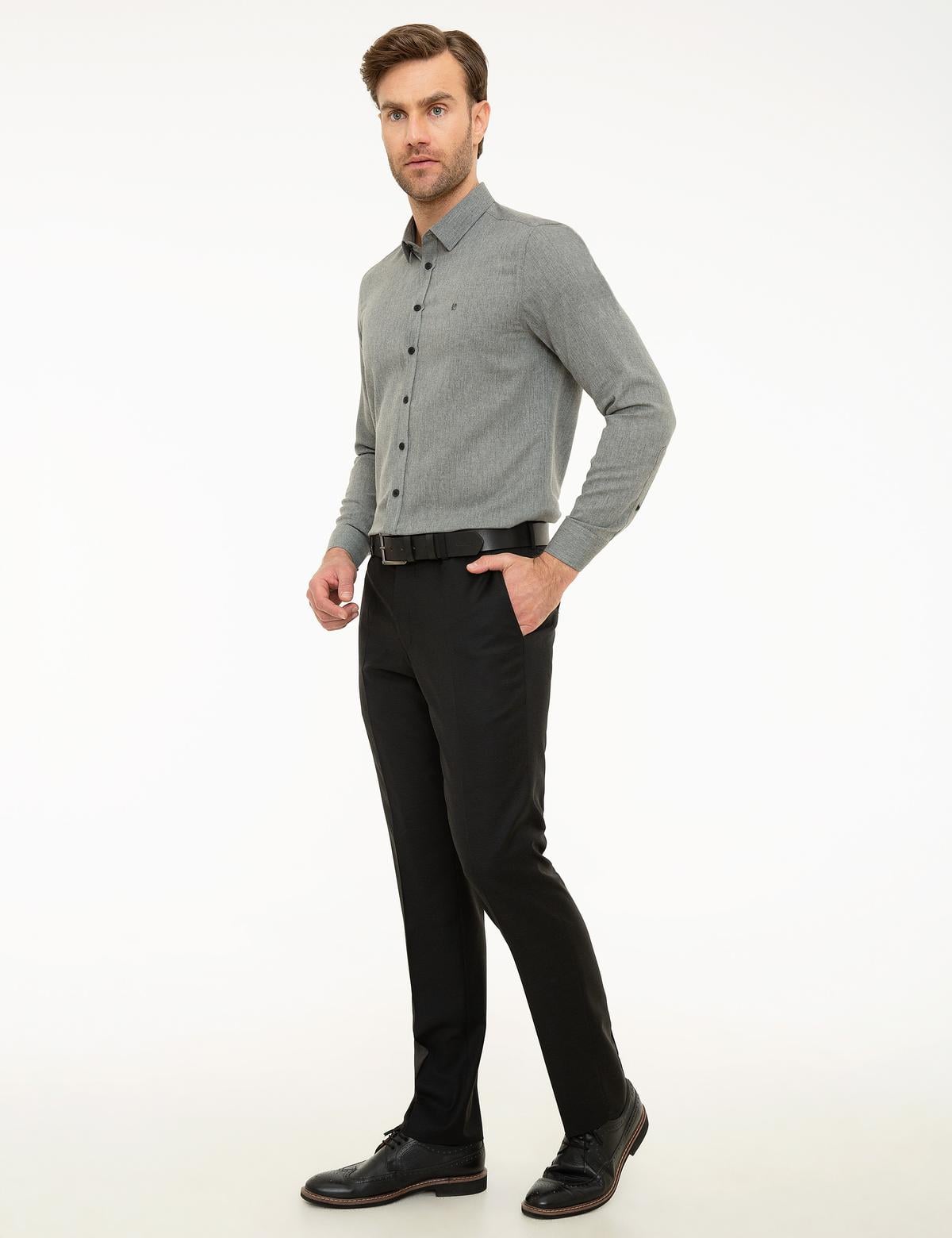 Siyah Slim Fit Pantolon - 50208528017