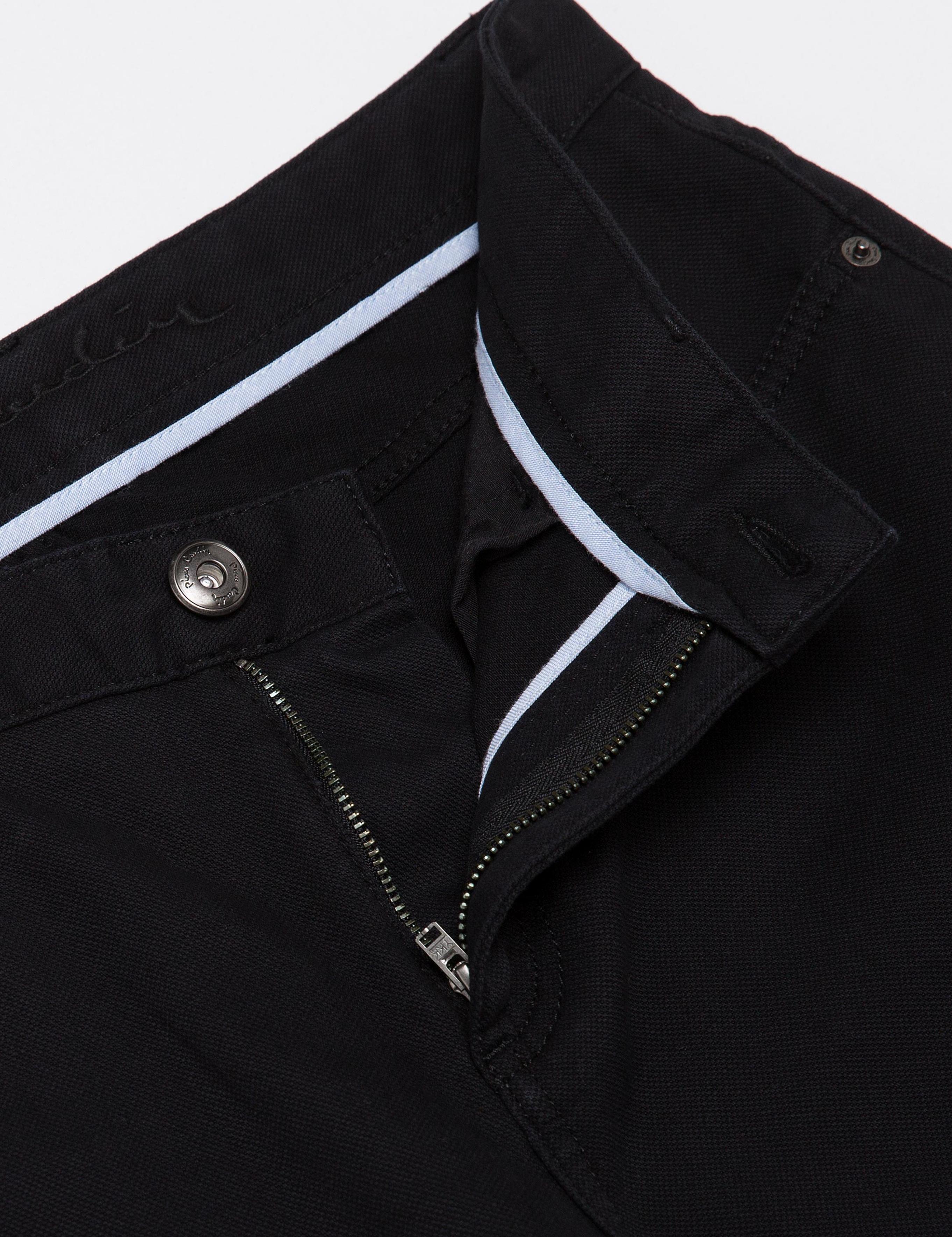 Siyah Slim Fit Chino Pantolon