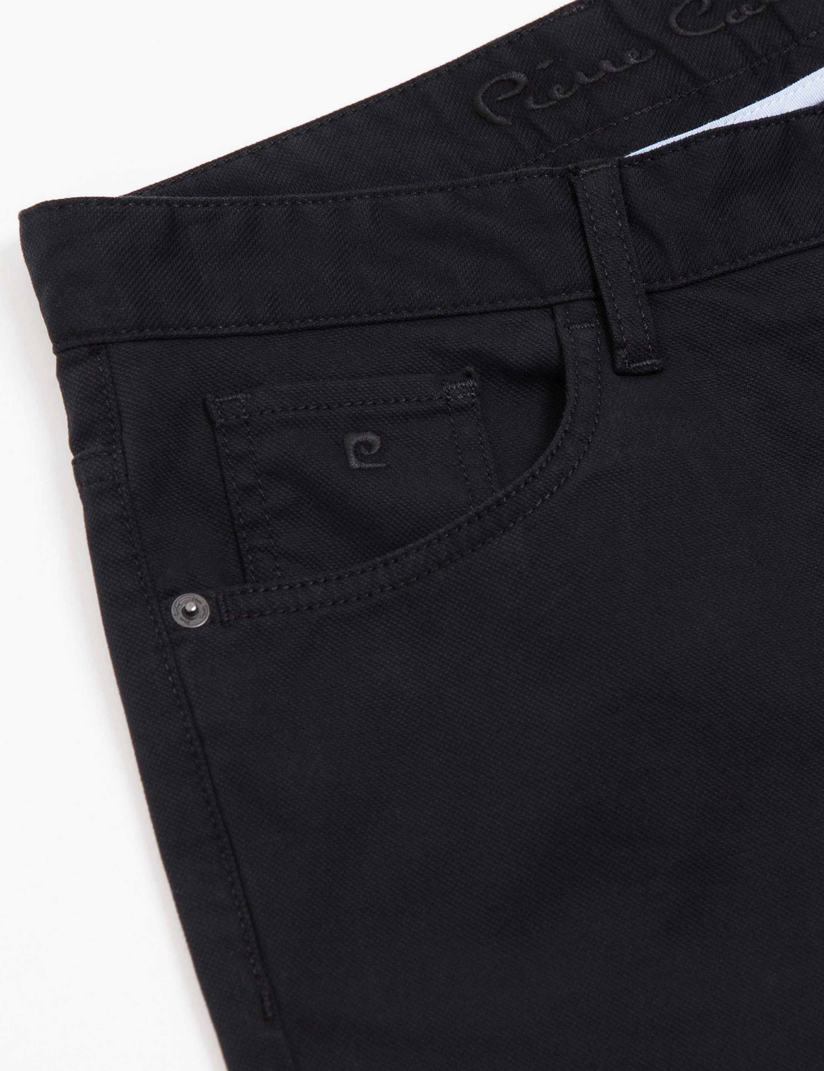 Siyah Slim Fit Chino Pantolon