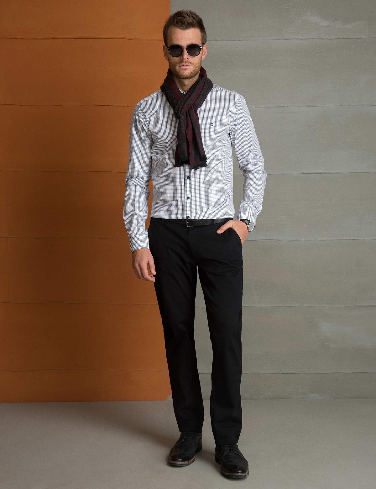 Siyah Slim Fit Chino Pantolon - 50193367038