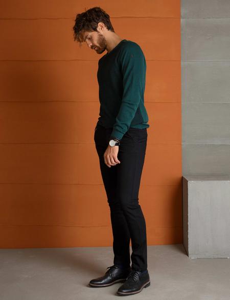 Siyah Slim Fit Chino Pantolon - 50193369029