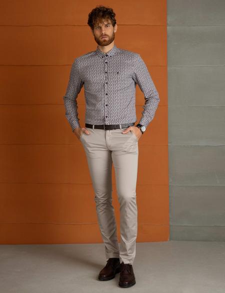 Taş Slim Fit Kanvas Pantolon - 50194244114