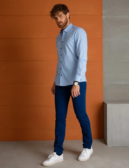 İndigo Slim Fit Kanvas Pantolon - 50195903030