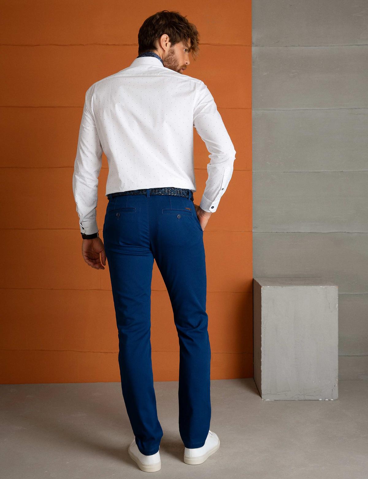 İndigo Slim Fit Kanvas Pantolon - 50195936002