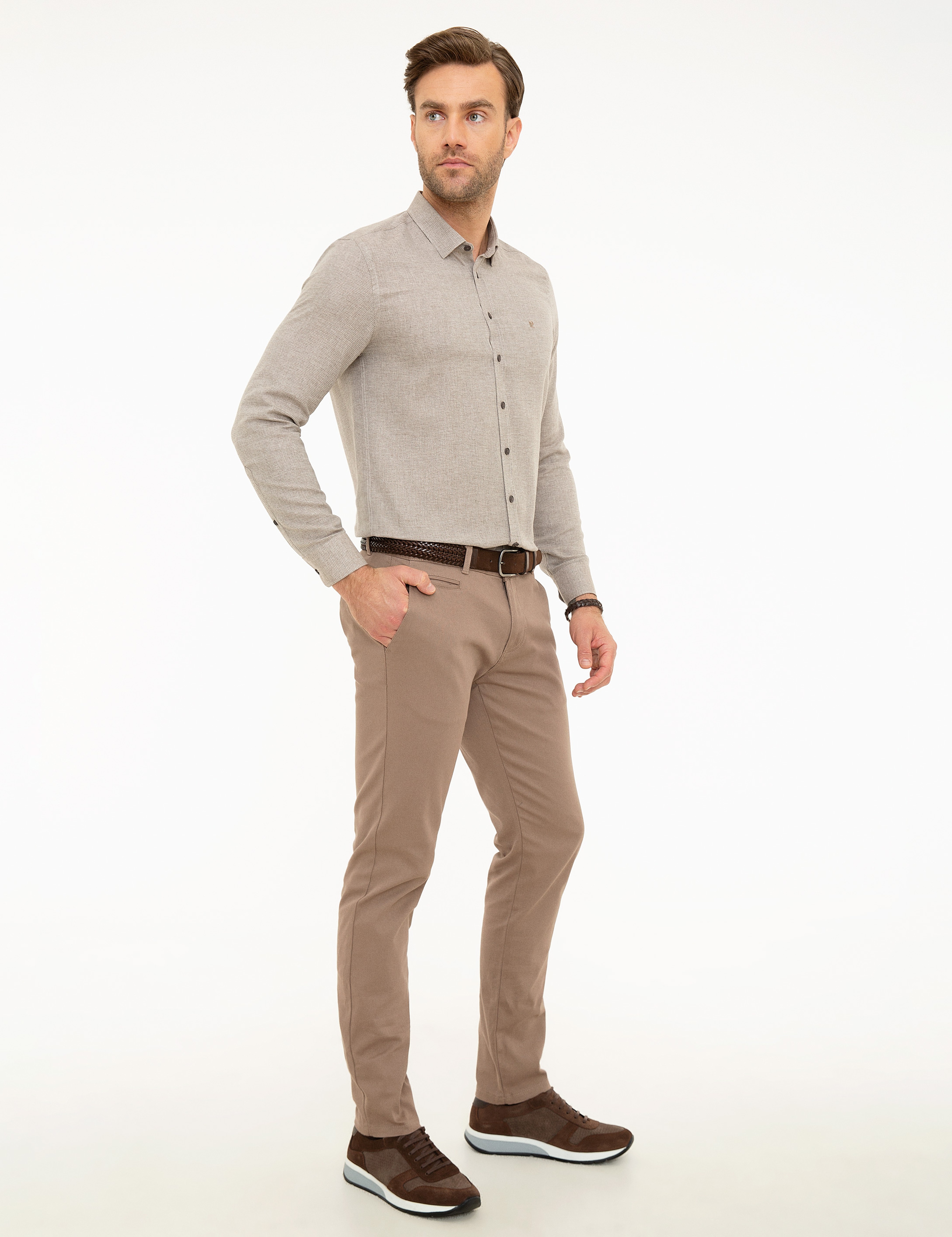 Vizon Slim Fit Chino Pantolon - Image 2