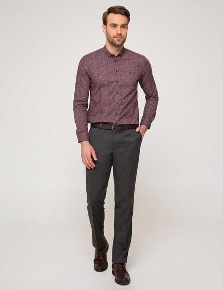 Kahverengi Slim Fit Pantolon - 50193021035