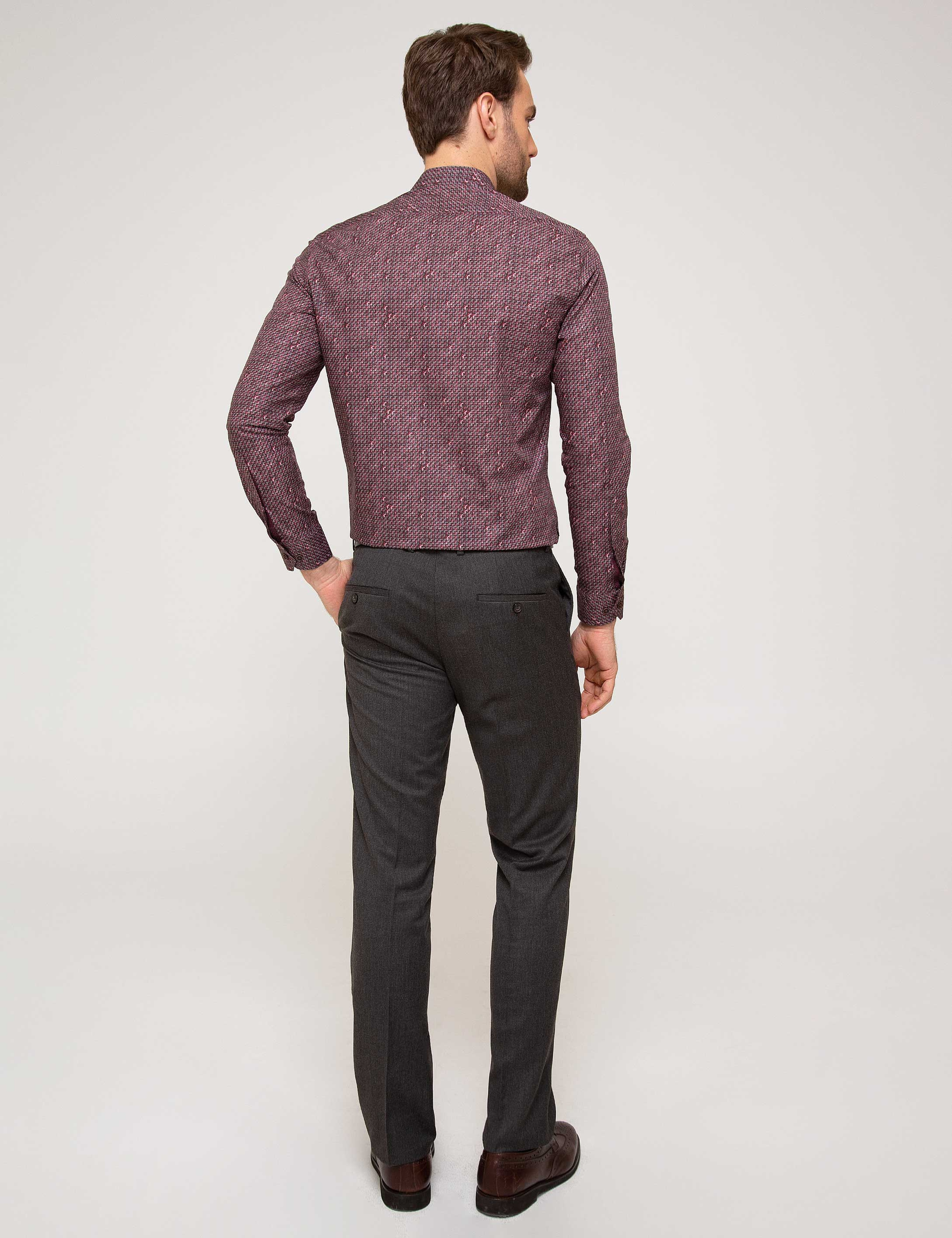 Kahverengi Slim Fit Pantolon - Image 3