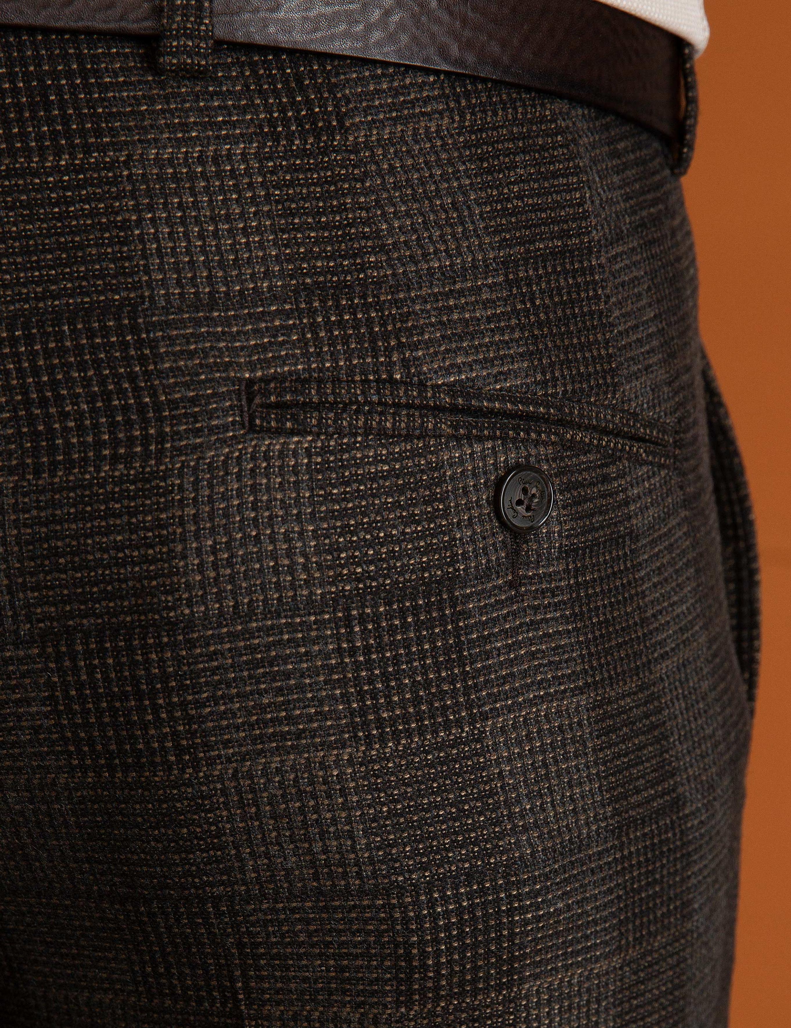 Kahverengi Slim Fit Pantolon