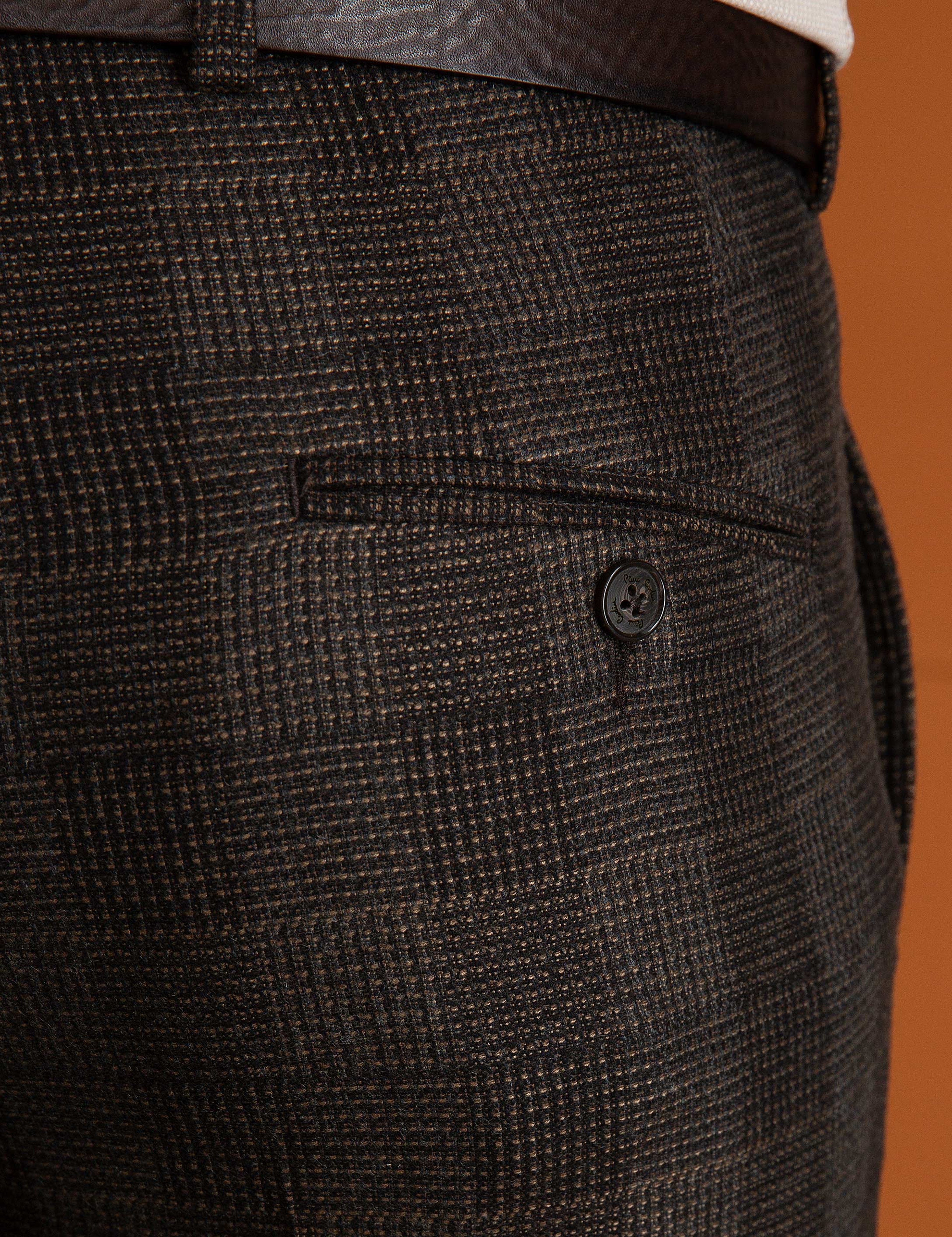 Kahverengi Slim Fit Pantolon - Image 4