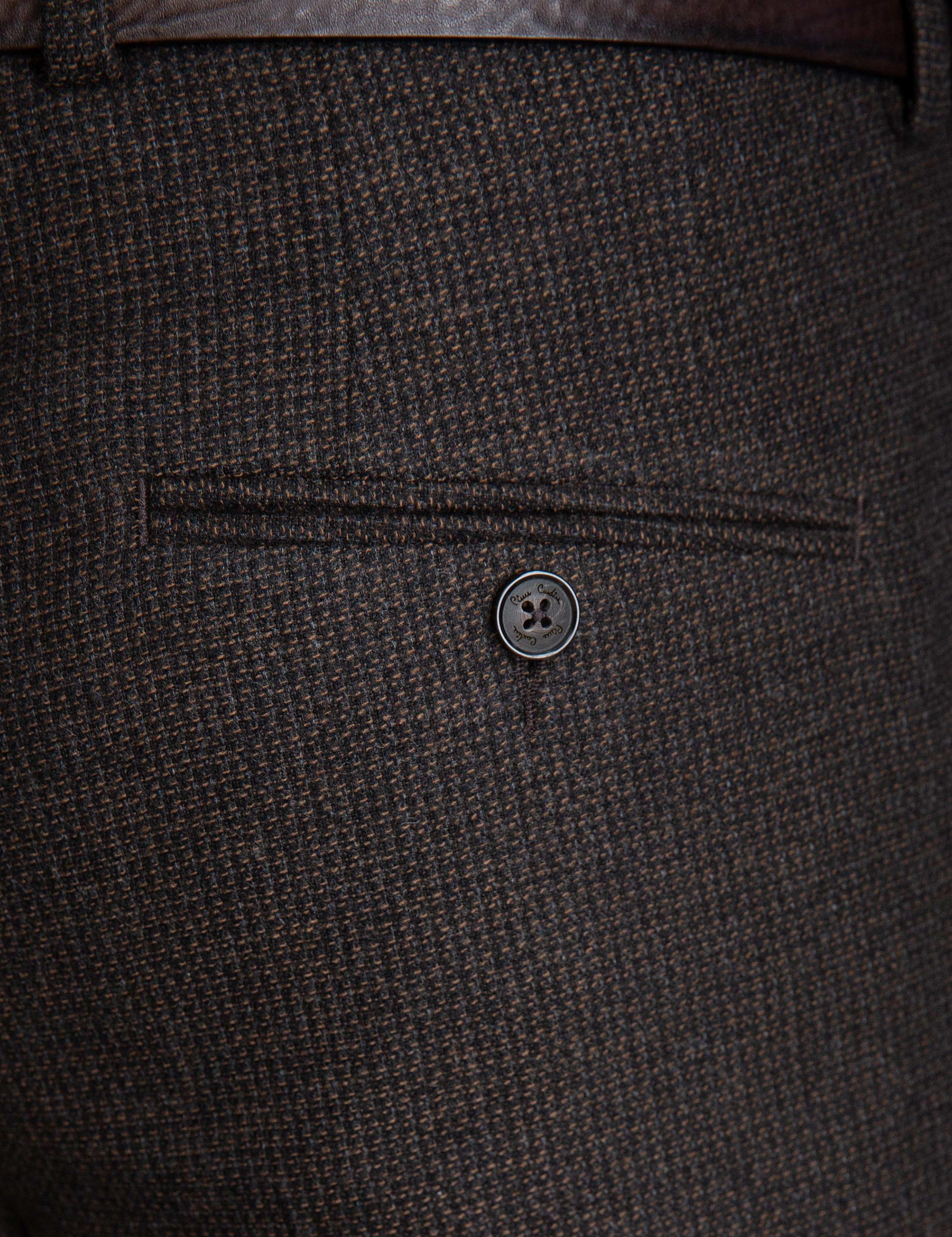 Kahverengi Ekstra Slim Fit Pantolon