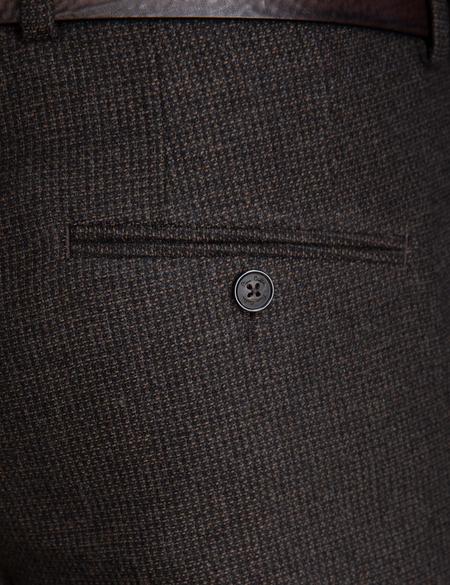 Kahverengi Ekstra Slim Fit Pantolon - 50194523036