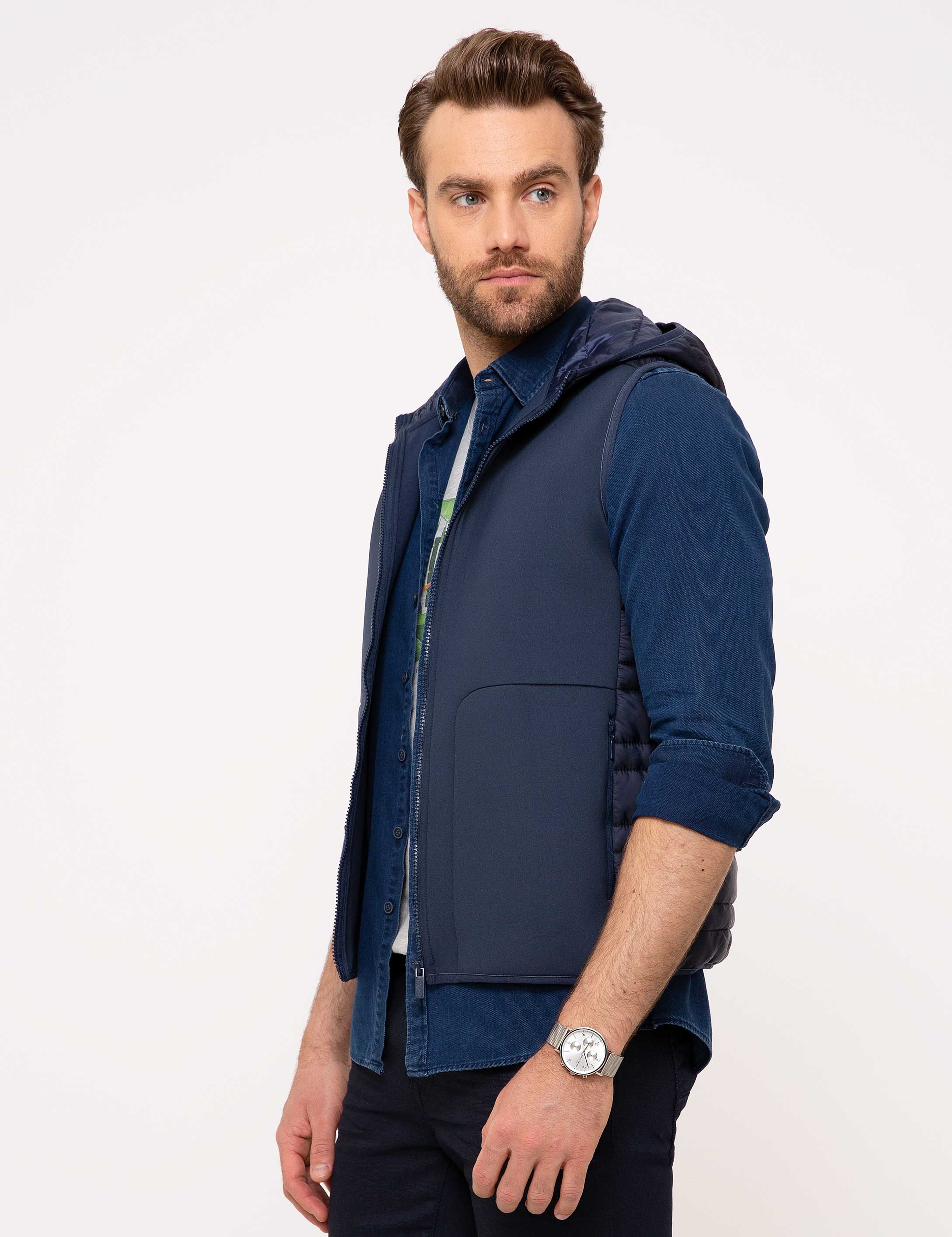 Lacivert Standart Fit Sweatshirt - Image 3