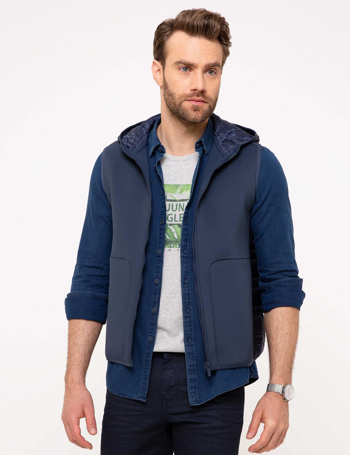 Lacivert Standart Fit Sweatshirt