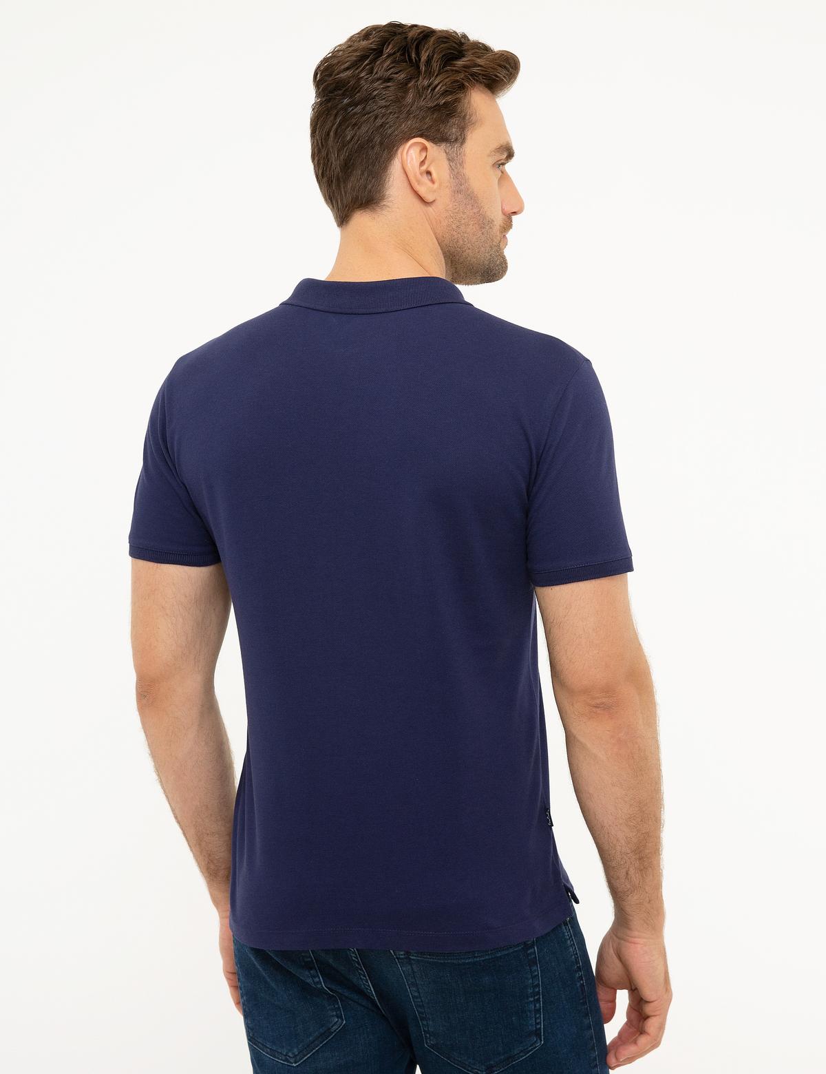Lacivert Slim Fit Tişört - 50223966002