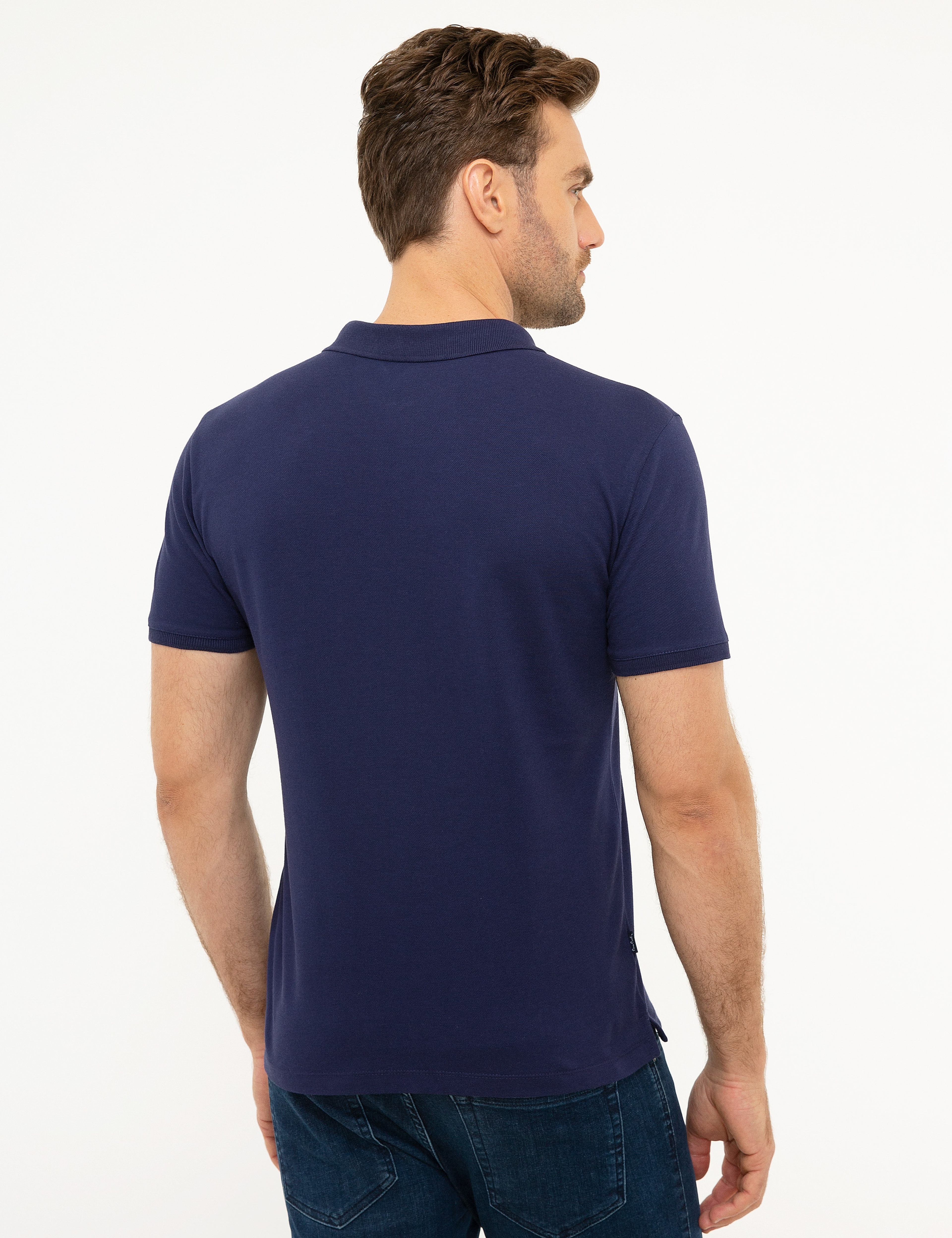 Lacivert Slim Fit Tişört - Image 3