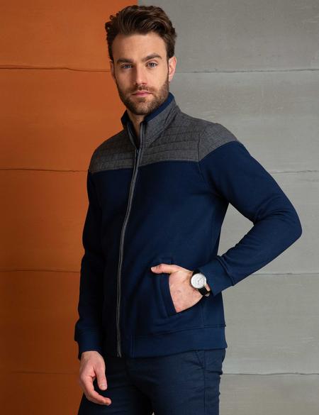 Lacivert Slim Fit Sweatshirt - 50200358001