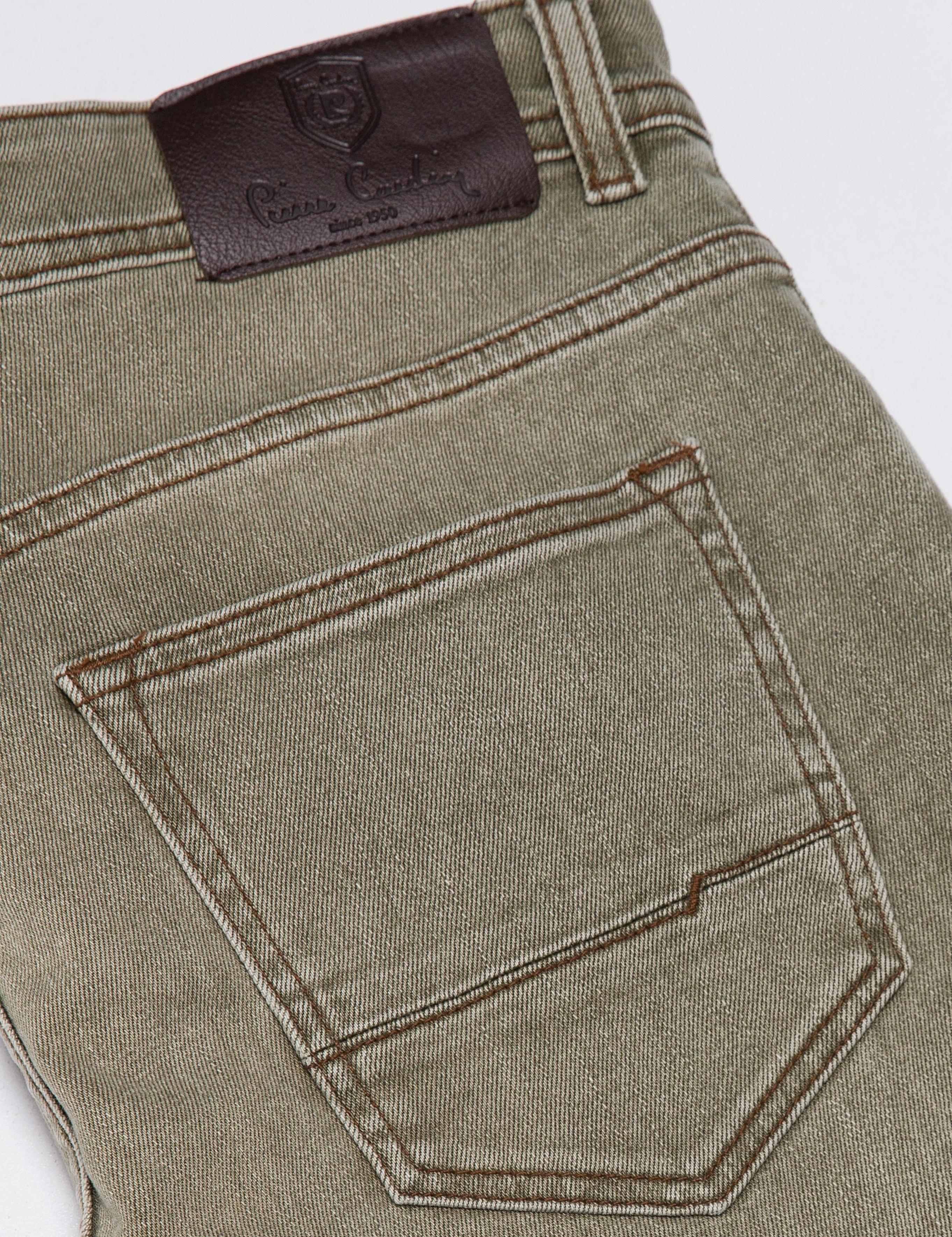 Yeşil Slim Denim Pantolon