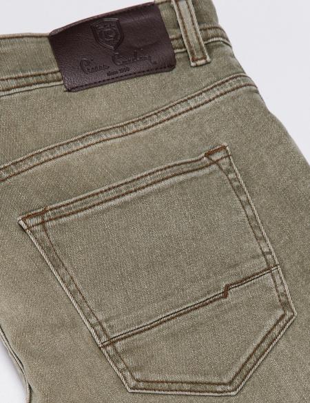 Yeşil Slim Denim Pantolon - 50185665013