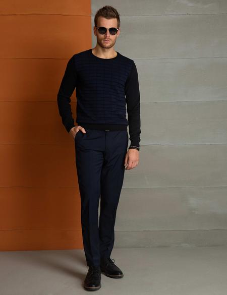 Lacivert Pantolon - 50193017024