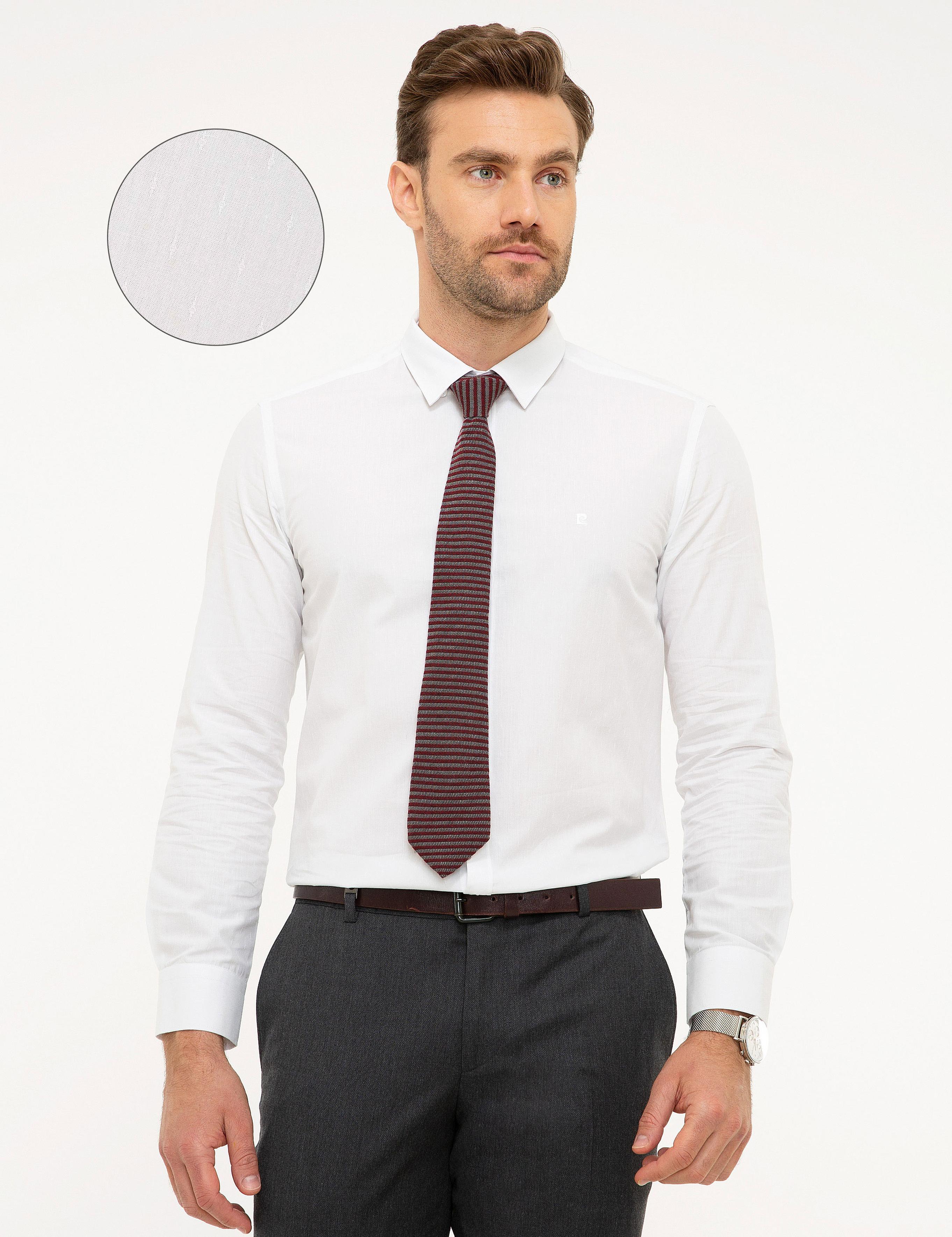 Beyaz Slim Fit Gömlek