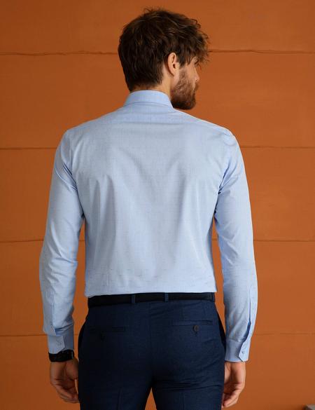 Açık Mavi Slim Fit Gömlek - 50205313006
